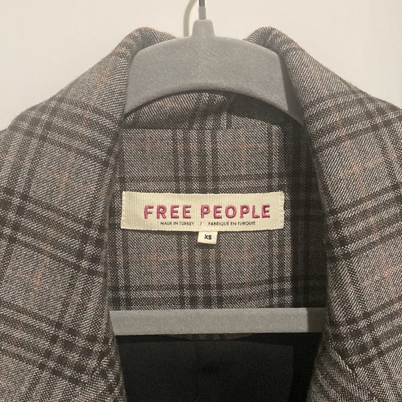 Free People Ashby Blazer in Black Combo - Picture 8 of 11